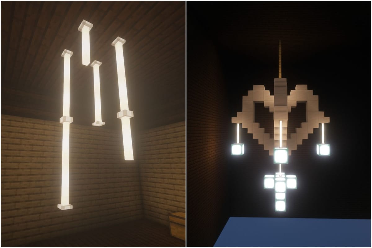 5 best ceiling decoration ideas for Minecraft houses