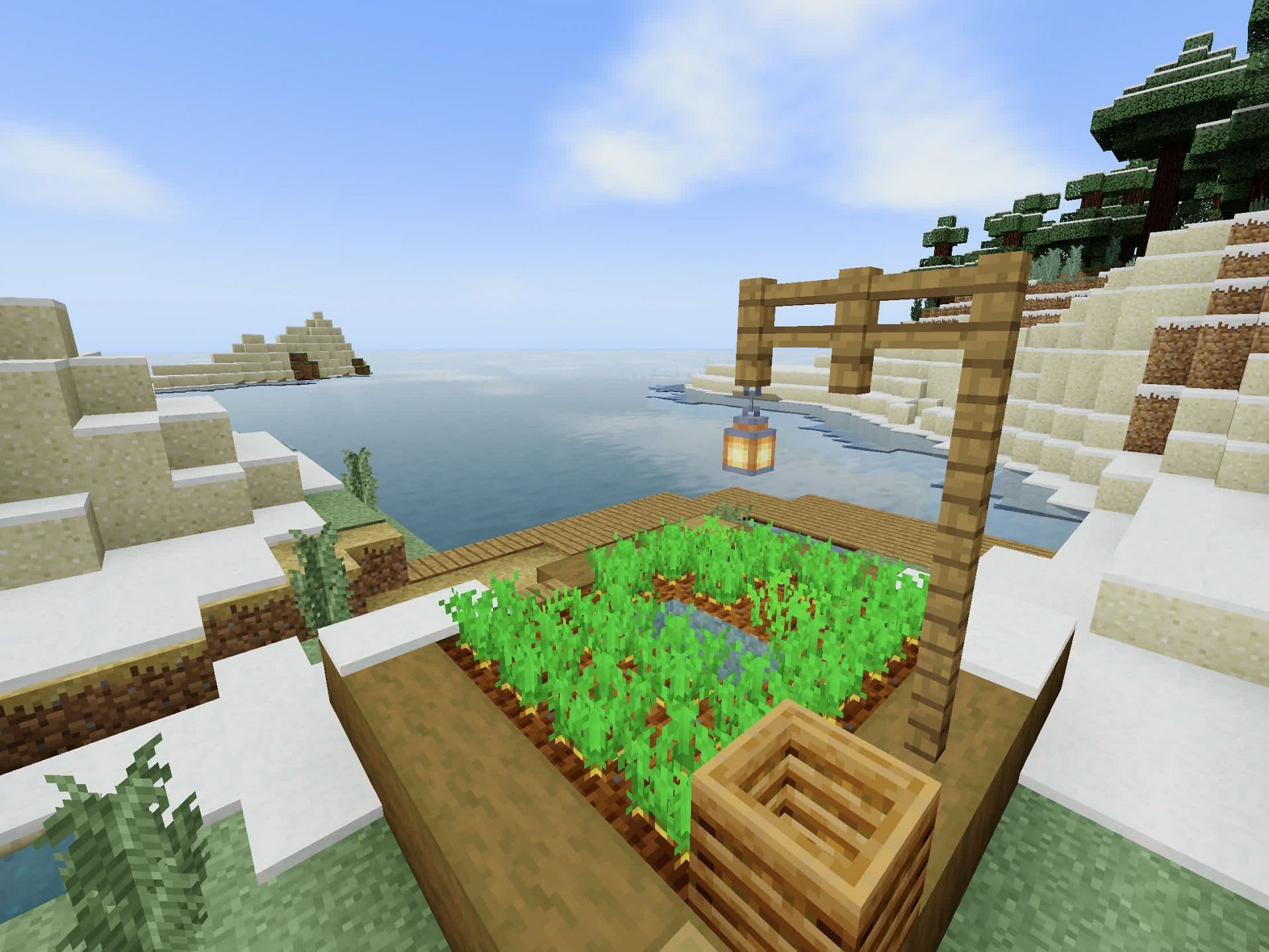 ESBE 3G Shaders in Minecraft PE (Image via Minecraft)