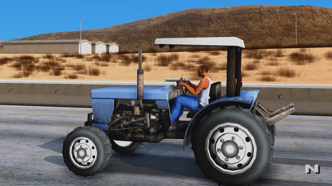 The classic farmer&#039;s car (Image via YouTube @GTA World Modifications)