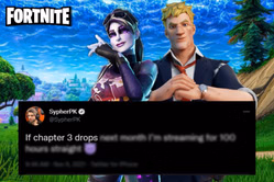 Fortnite pro SypherPK promises to stream 3-days without break under one condition