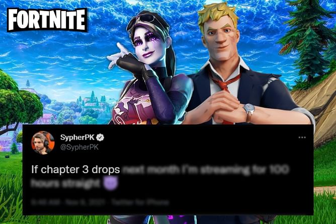 Fortnite pro SypherPK promises to stream 3-days without break under one condition