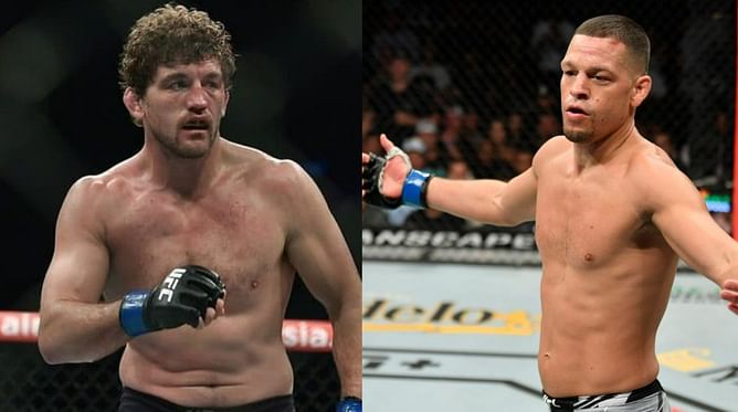 "Real men run towards danger, COWARDS run away" - Ben Askren takes a shot at Nate Diaz on social media
