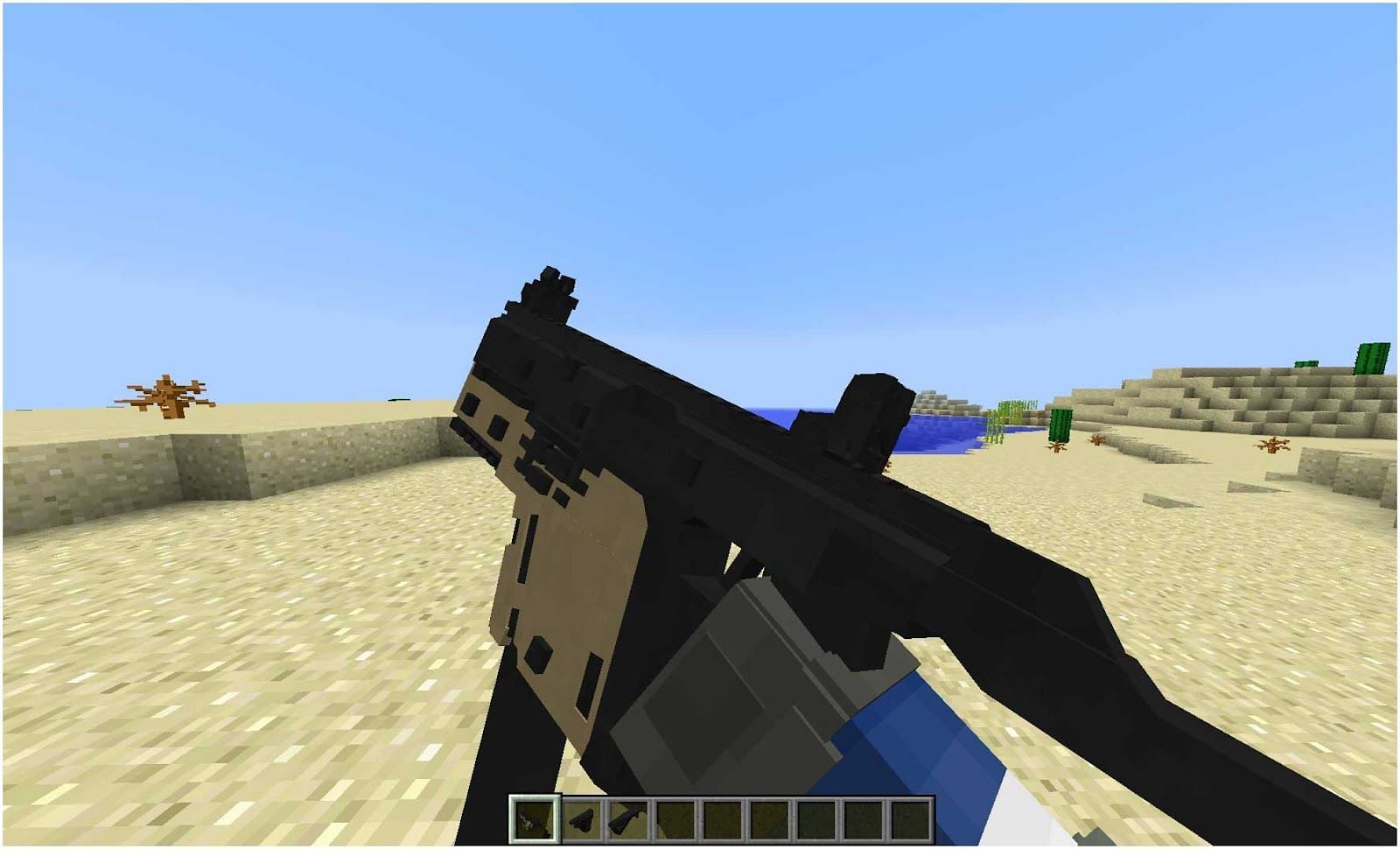 A Vector SMG in Minecraft (Image via Minecraft)