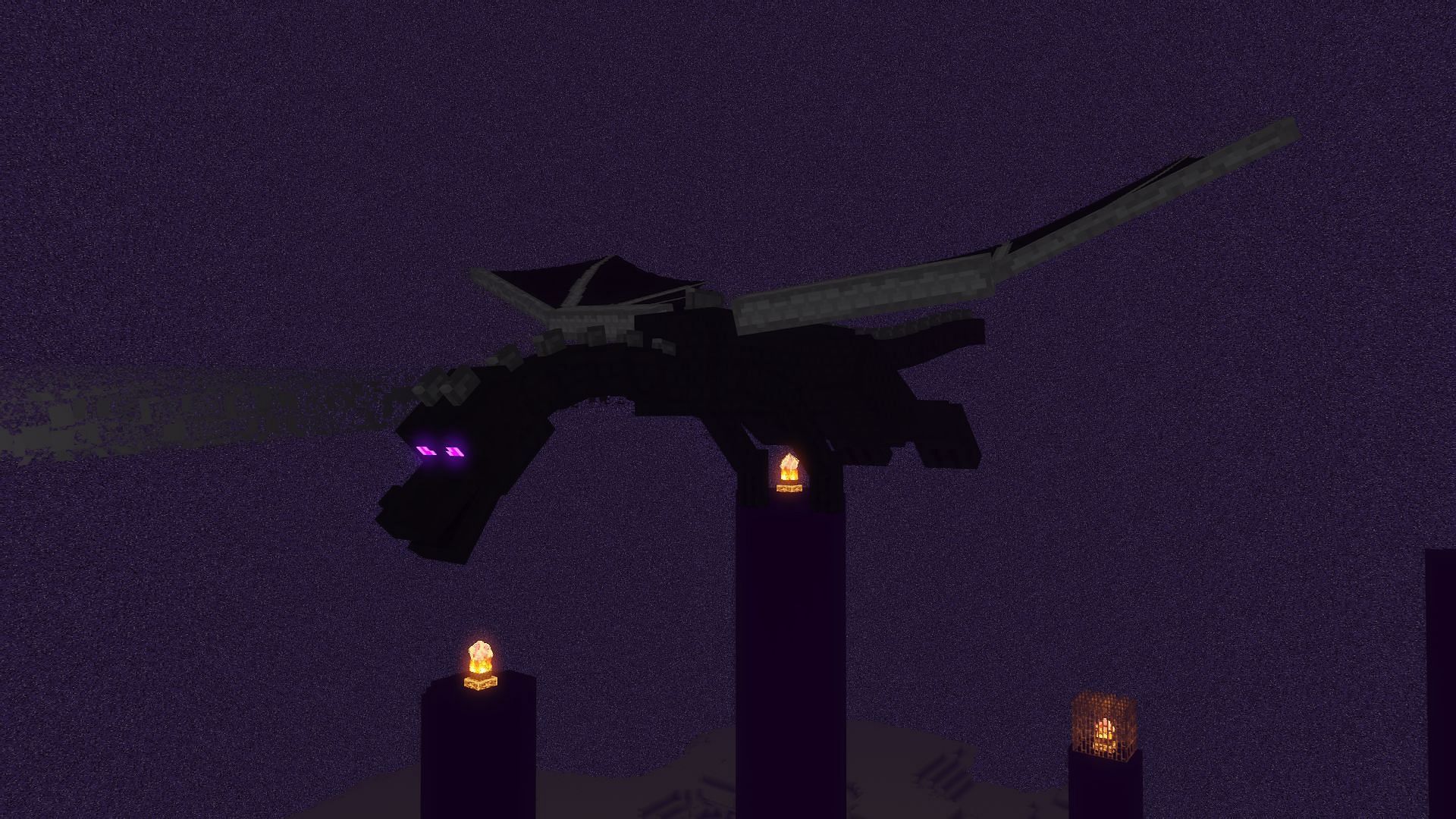 The Ender Dragon (Image via Minecraft)