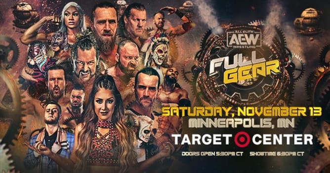 Latest AEW Full Gear 2021 match card