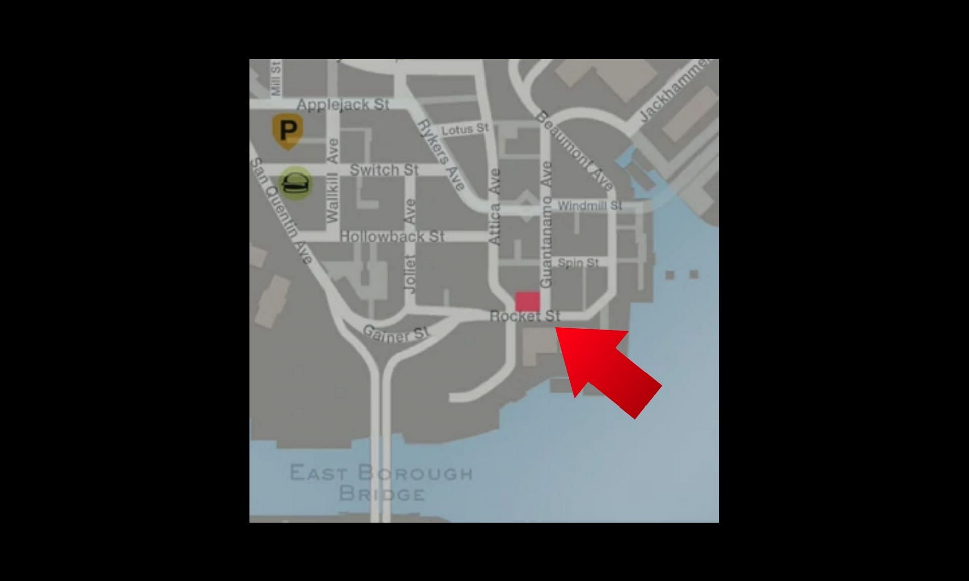 Here are the GTA 4 map coordinates (Image via Sportskeeda)