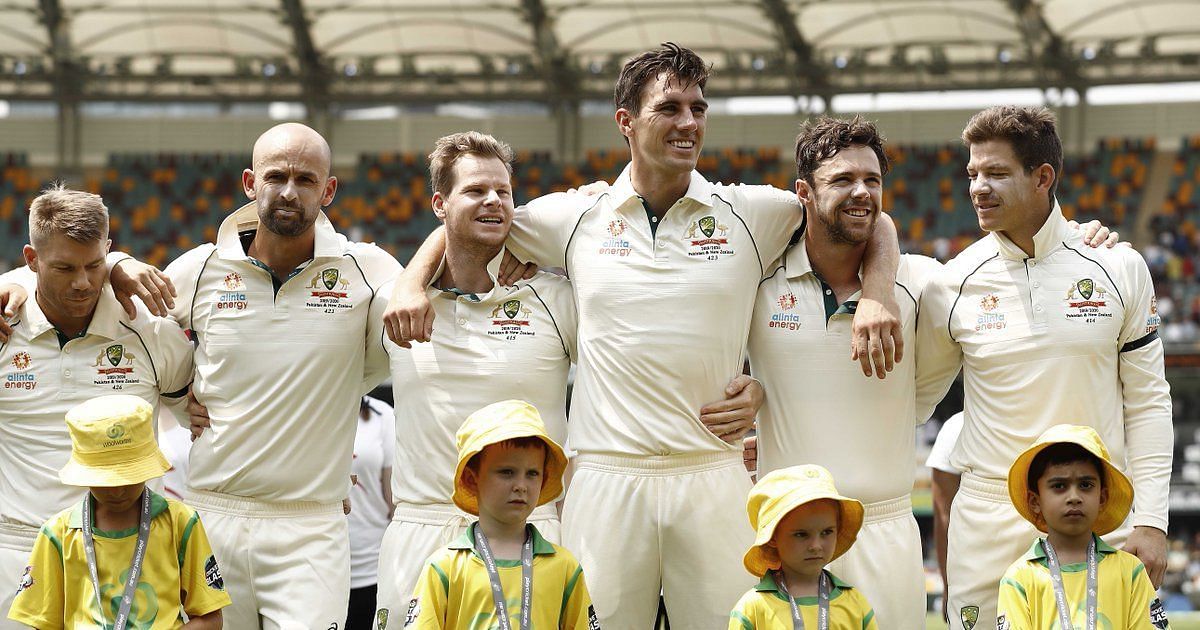 Australia&#039;s Test team. (Image Credits: Twitter)
