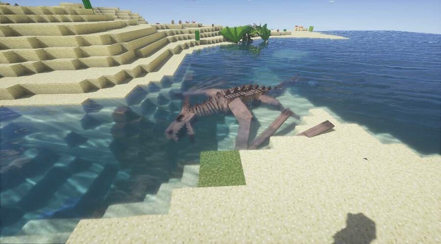 A still from the Less Tech More Dragon modpack (Image via Minecraft)