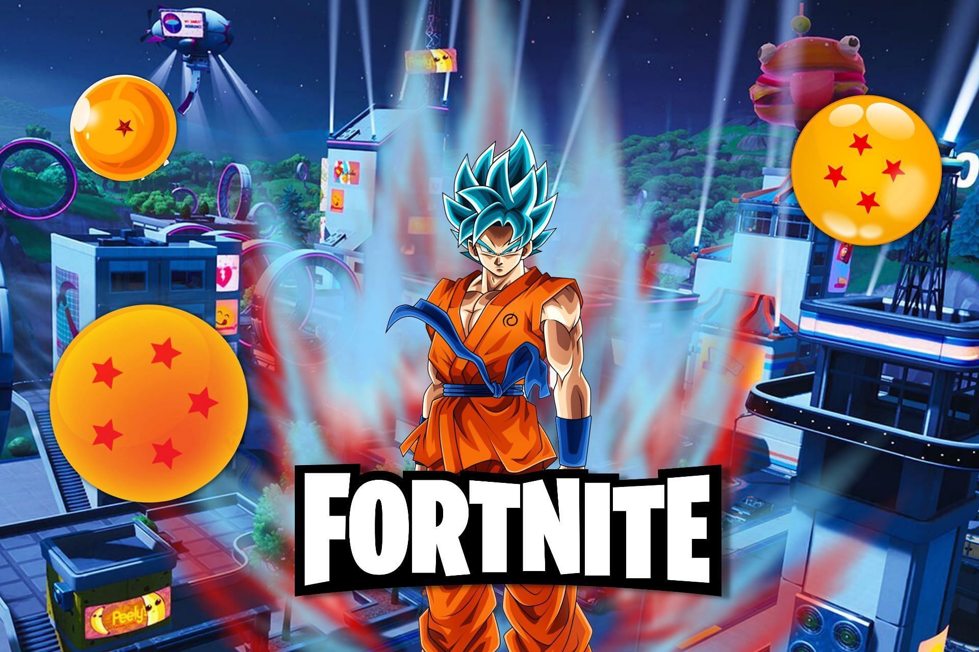 Fortnite Goku collaboration in Chapter 2 Season 8 (Image via Sportskeeda)