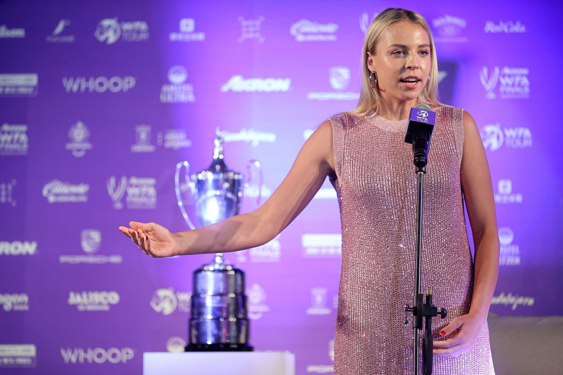 Anett Kontaveit ahead of the 2021 WTA Finals
