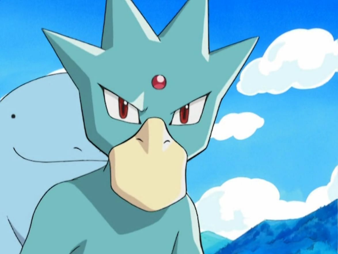 Golduck in the anime. (Image via The Pokemon Company)