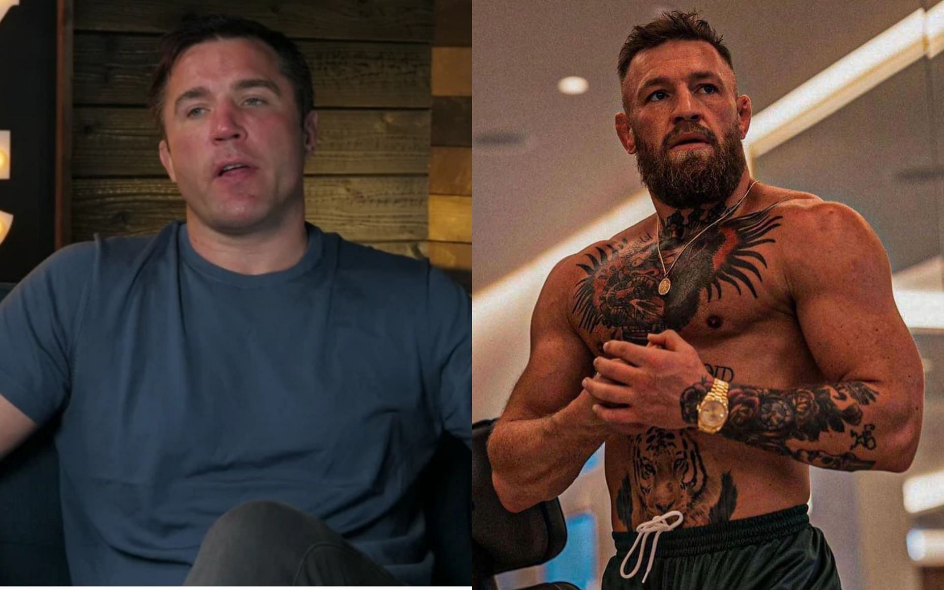 Chael Sonnen (left) and Conor McGregor (right) [Photos via YouTube.com &amp; @thenotoriousmma on Instagram]