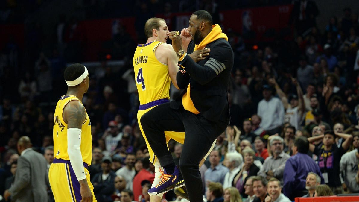 Alex Caruso was a big part of the Los Angeles Lakers&#039; success before signing up with the Chicago Bulls in the offseason. [Photo: CBS Sports]