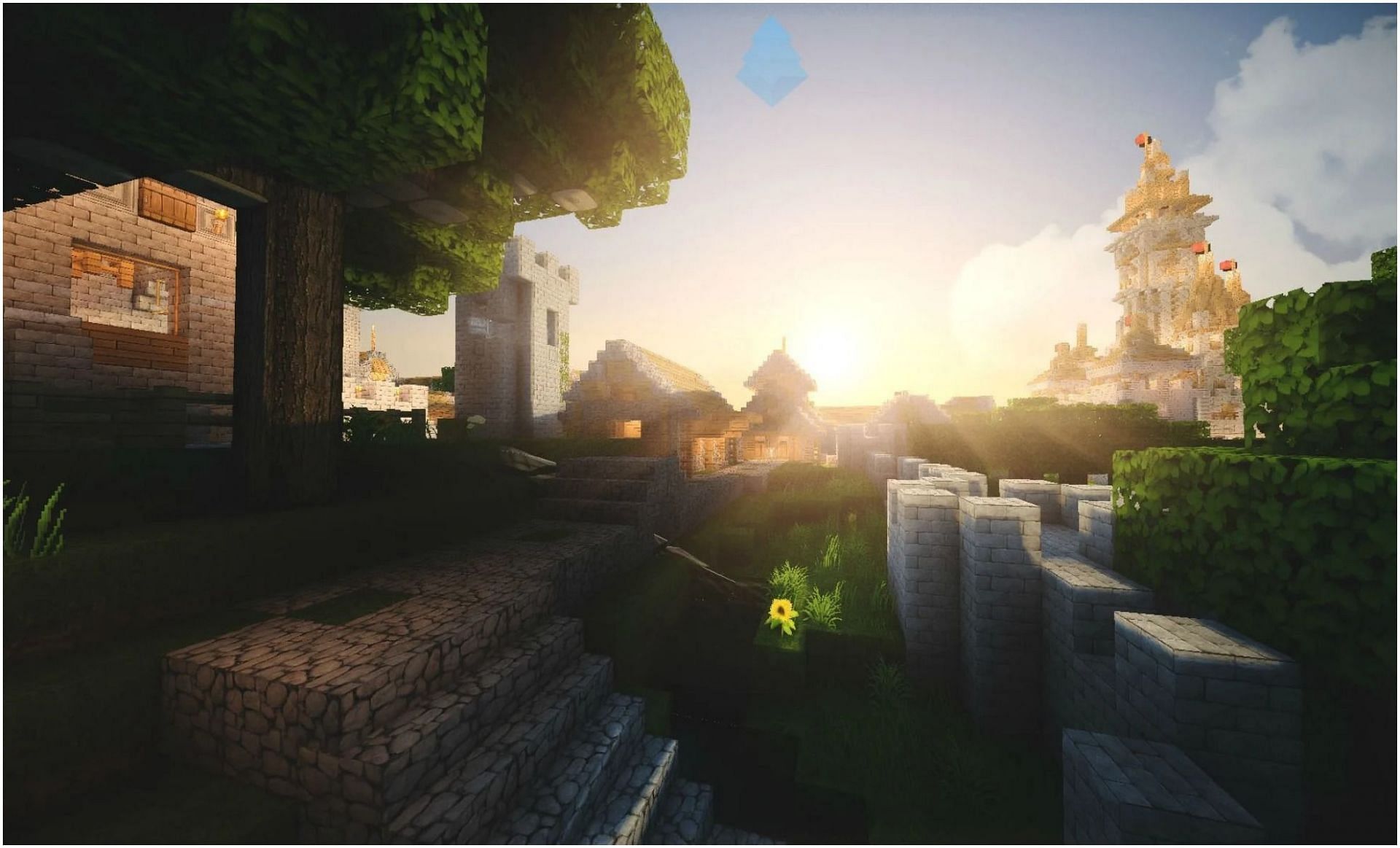 Mods significantly enhance Minecraft&#039;s gameplay (Image via WallpaperAccess/Minecraft)