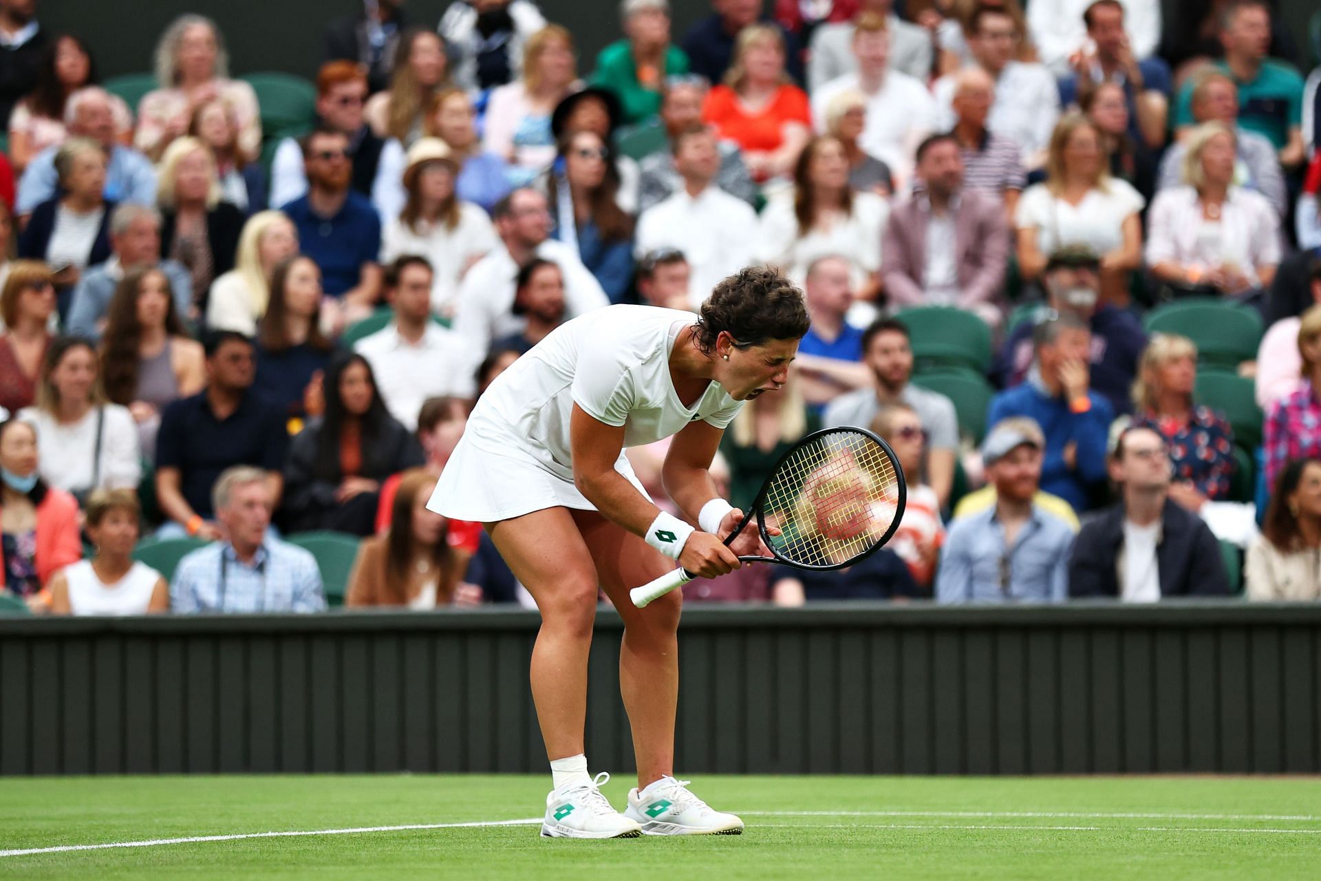 Carla Suarez Navarro at the 2021 Wimbledon.