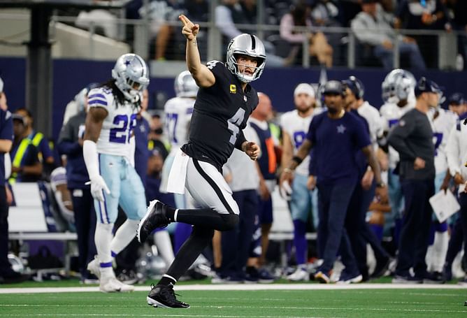 "One of the best football teams I've played" - Derek Carr has high praise for 2021 Dallas Cowboys