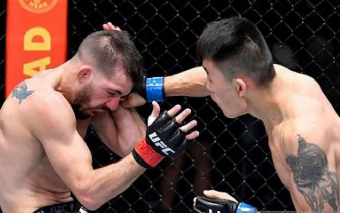 "I saw fear through his eyes. He is a coward" - Aoriqileng responds to Cody Durden's post-fight 'back to China' comment