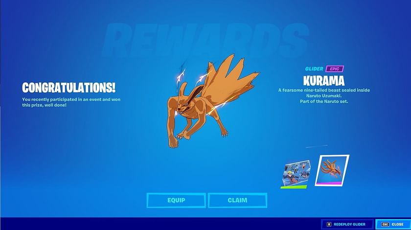Fortnite Naruto Challenges: How to earn Nindo points and unlock Kurama  Glider and other rewards
