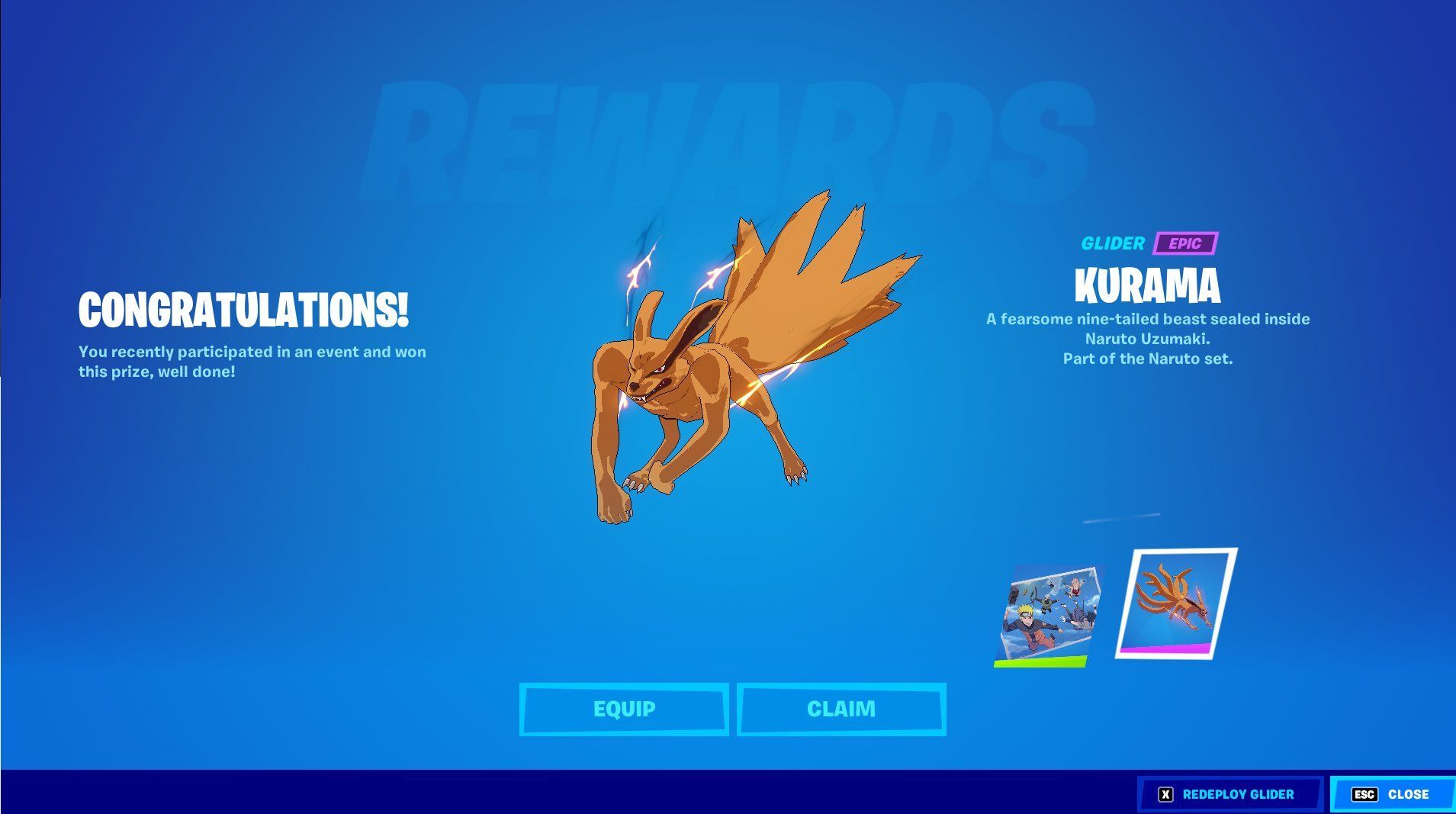 Fortnite Naruto Challenges: How to earn Nindo points and unlock Kurama  Glider and other rewards