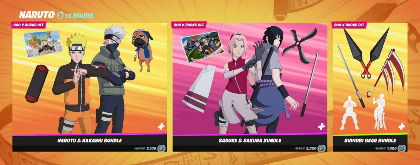 Fortnite X Naruto: Get All the Rewards and Bundles