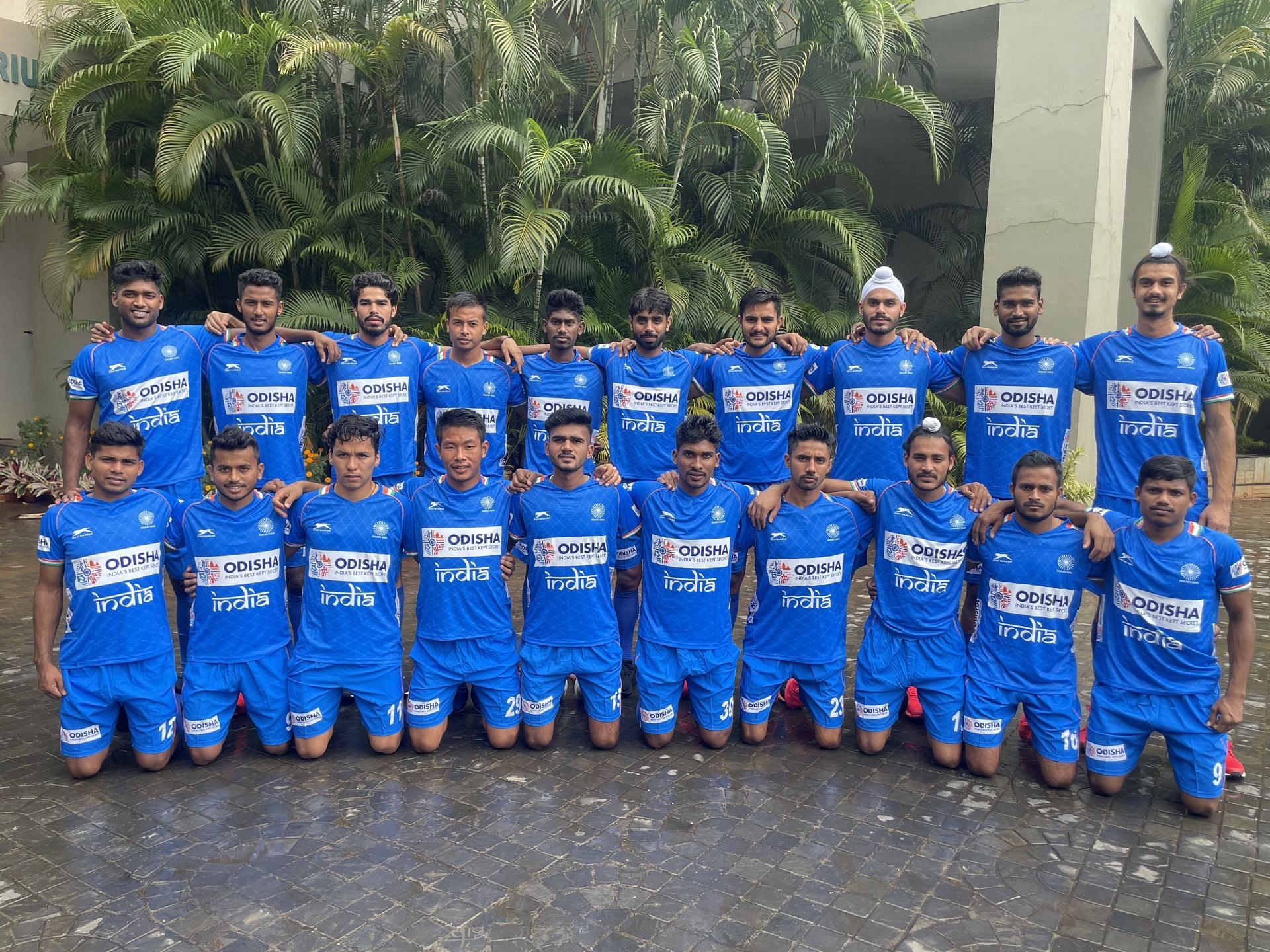 The Indian men&#039;s junior hockey team. (PC: Hockey India)