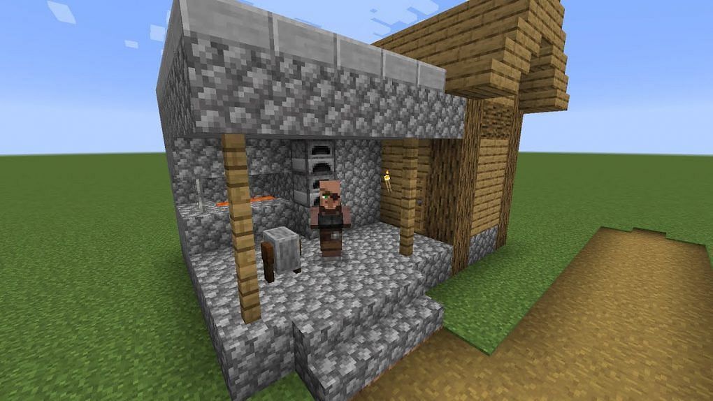 Blacksmiths are useful in Minecrfat (Image via Minecraft)