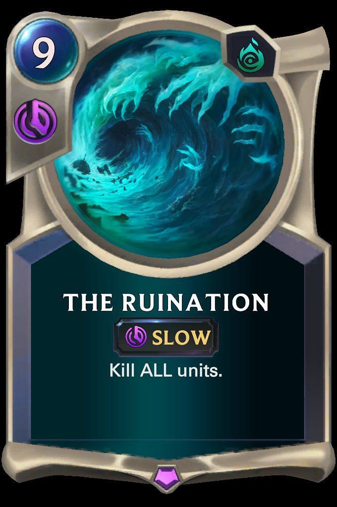 Ruination is a good card when used well (Image via Riot Games)