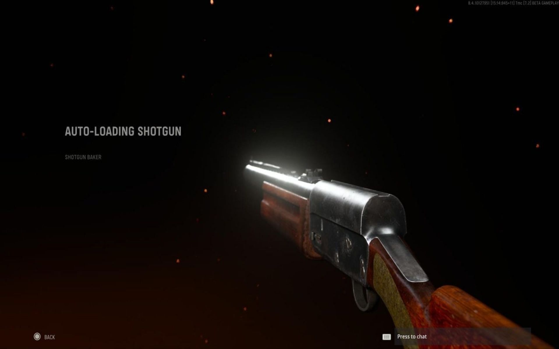 The Auto-Loading Shotgun also suffers from low damage (Image via Activision)