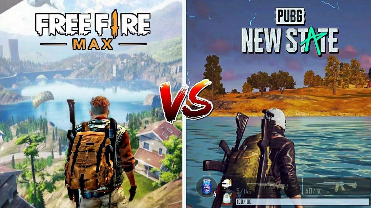 Assessing Free Fire MAX and PUBG New State (Image via YouTube/WaliaBoy)