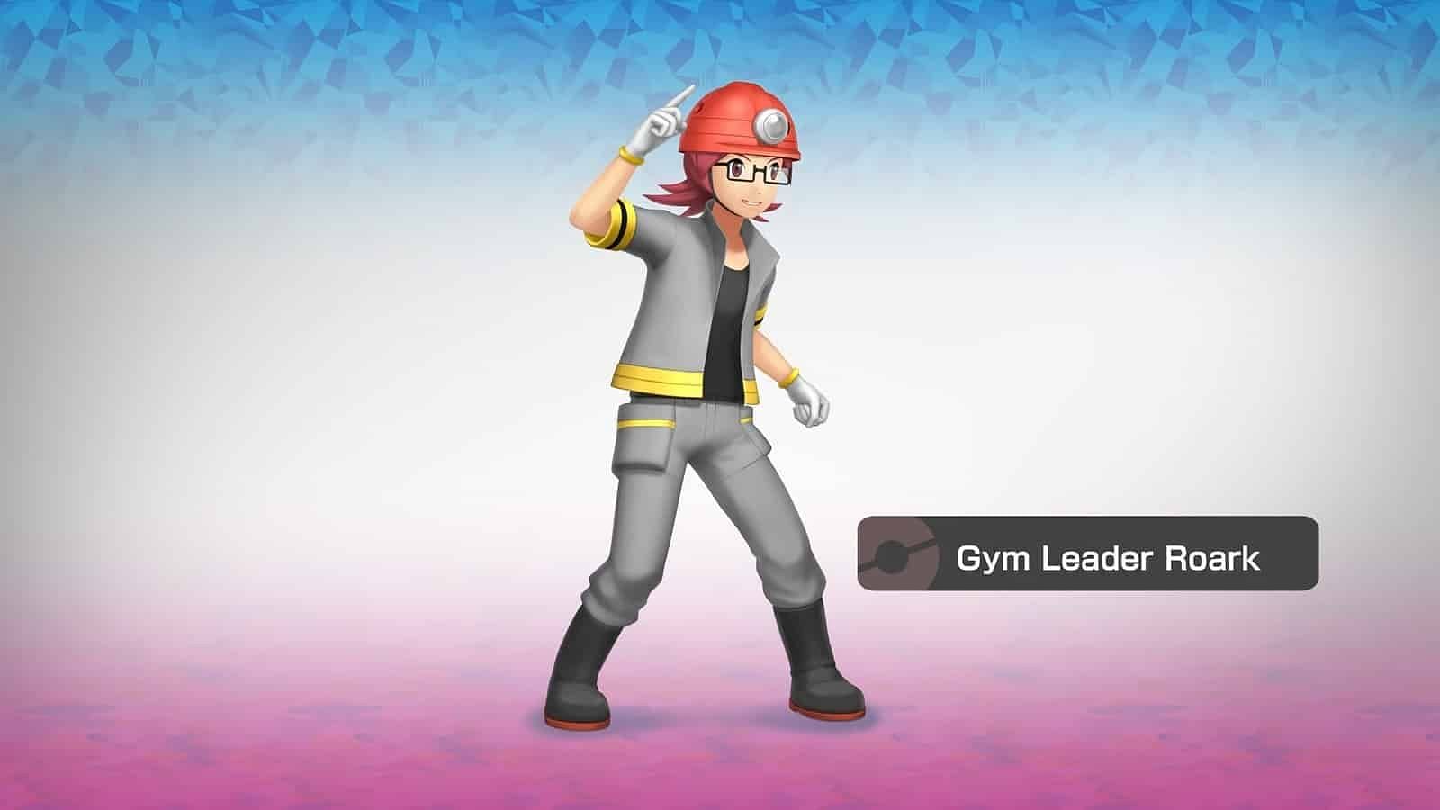 Gym Leader Roark in Brilliant Diamond and Shining Pearl. (Image via ILCA)