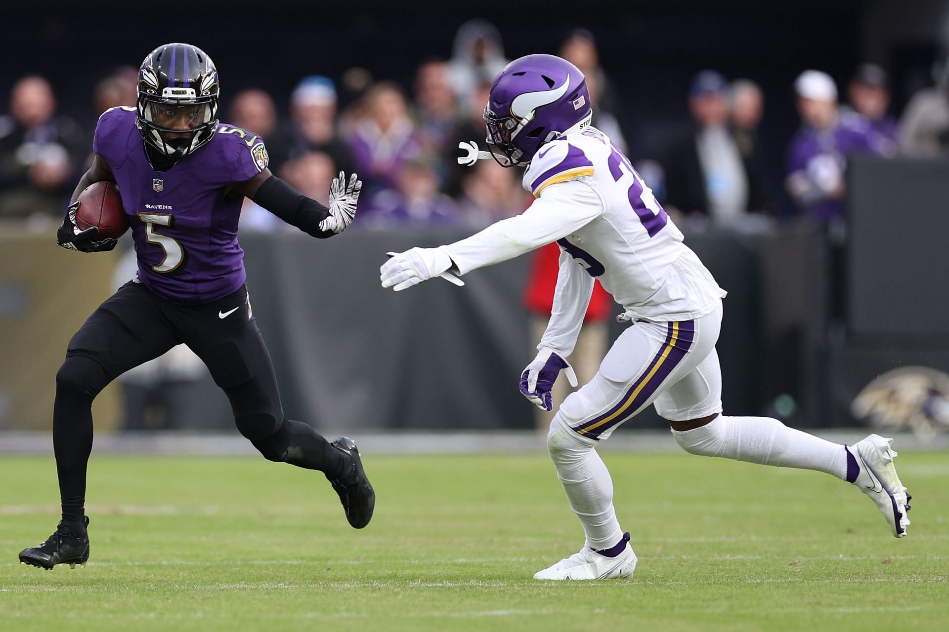 Baltimore Ravens WR Marquise Brown vs Minnesota Vikings