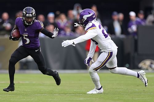 Baltimore Ravens WR Marquise Brown vs Minnesota Vikings