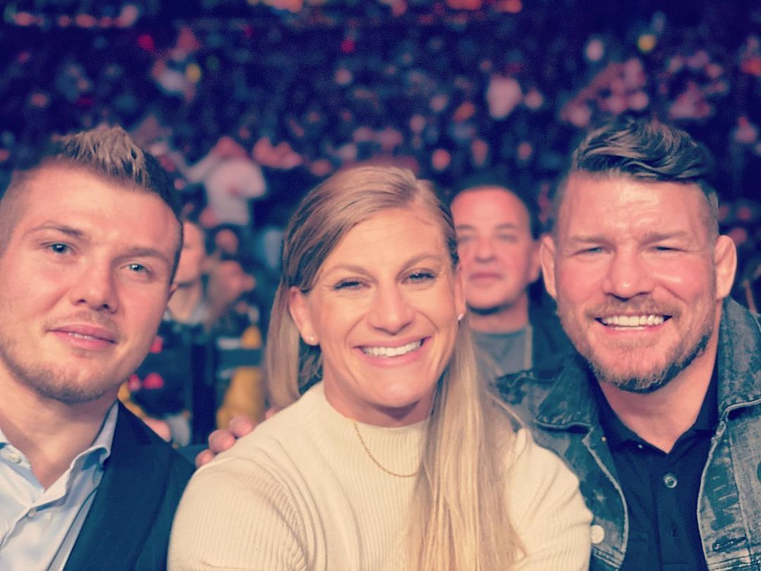Marvin Vettori (left), Kayla Harrison (middle) and Michael Bisping (right) [image credits: @judokayla]