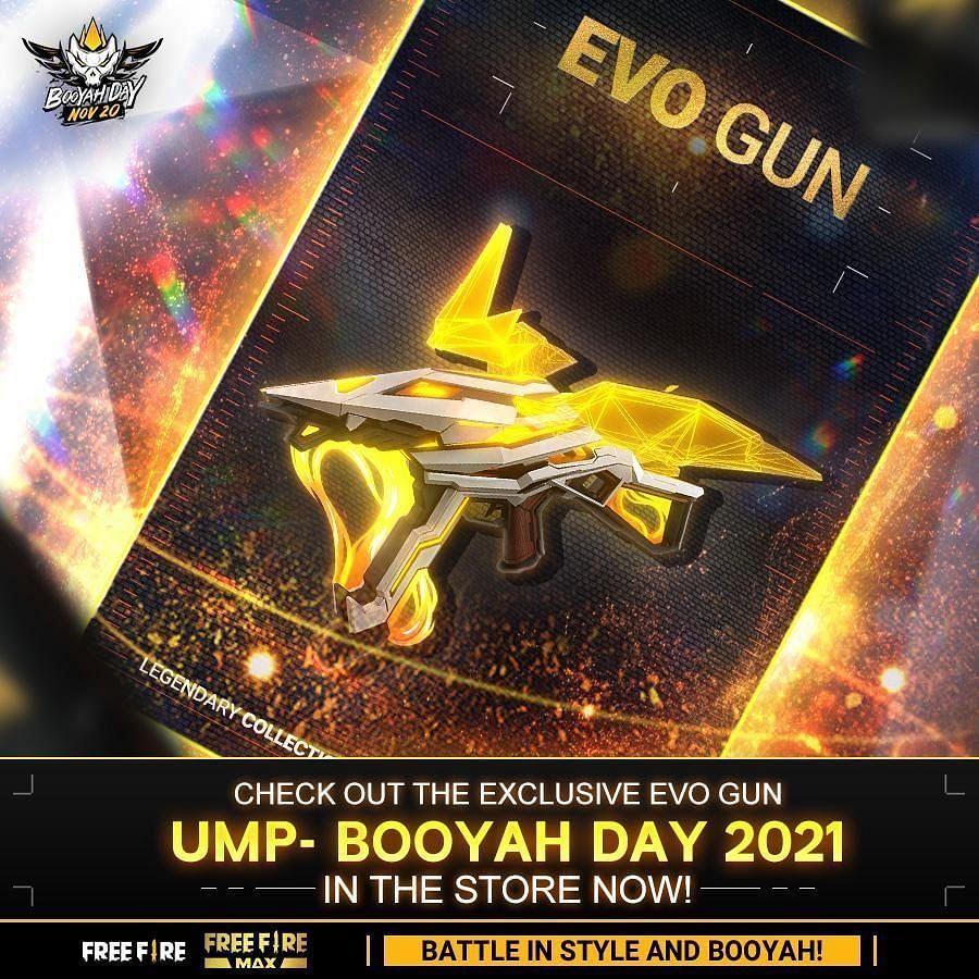 Free Fire Evo Gun UMP - Booyah Day 2021