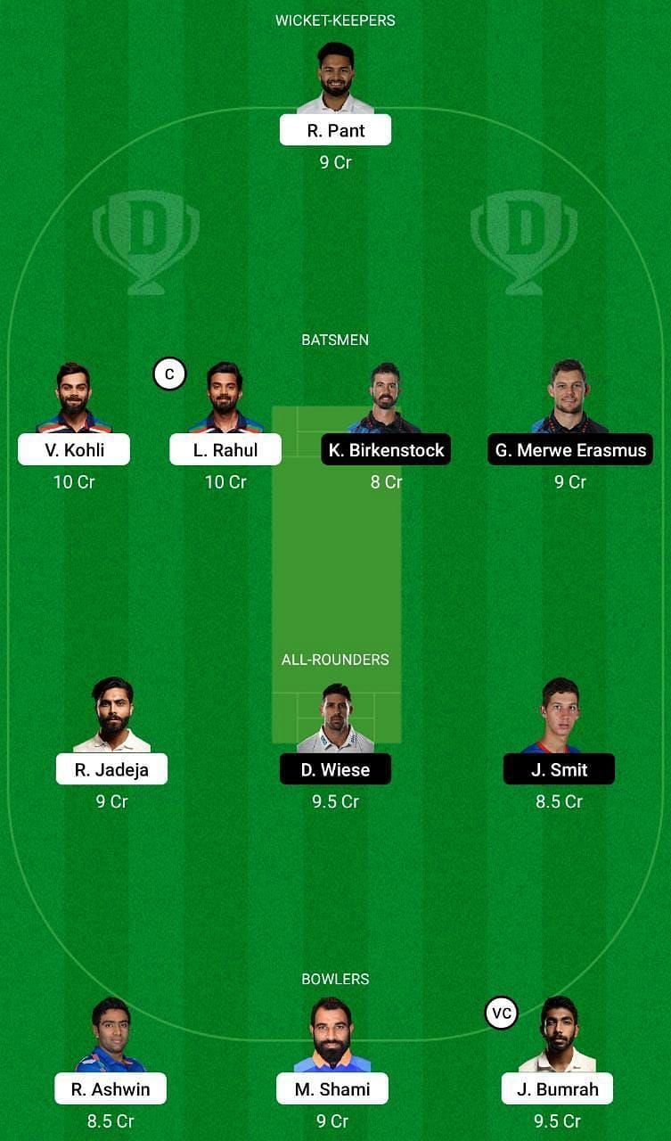 IND vs NAM Dream11 Fantasy Tip #1