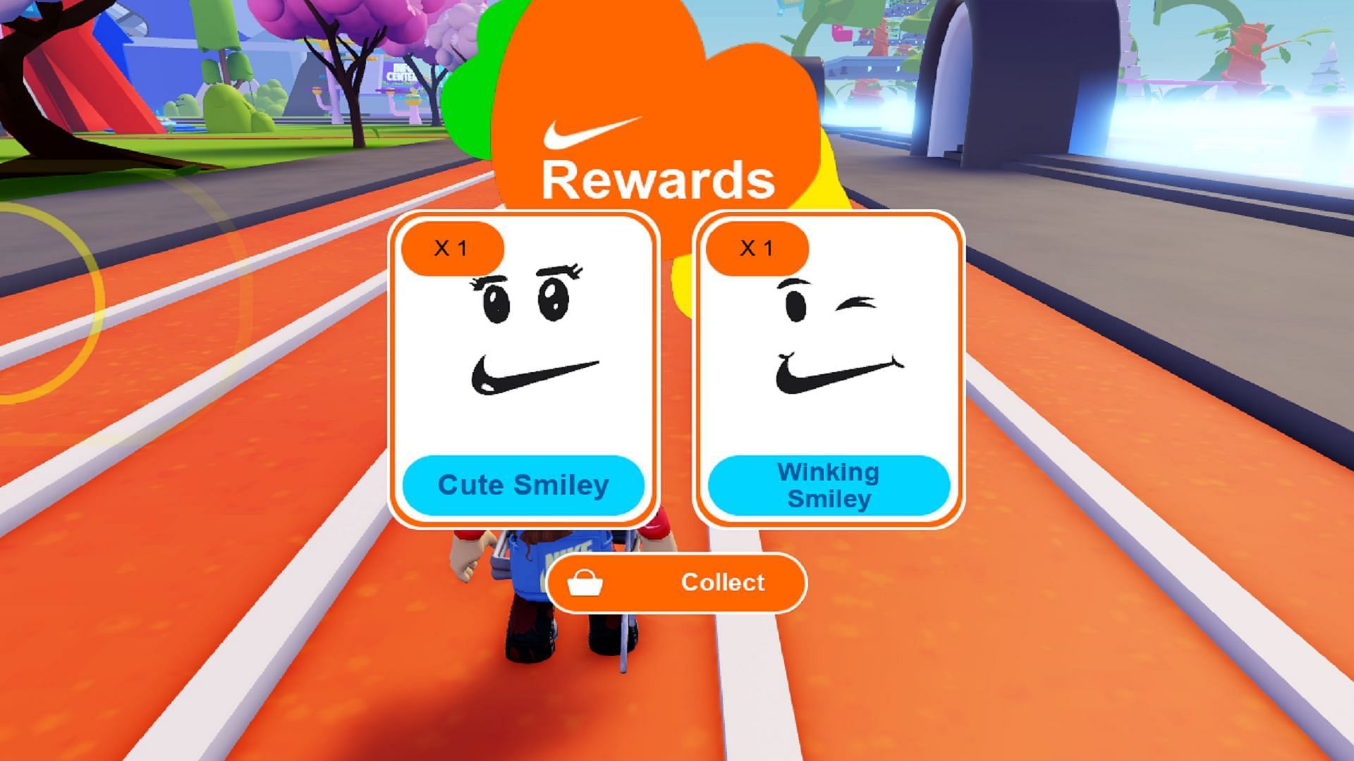 Redeem Nikeland codes for free items (Image via Roblox)