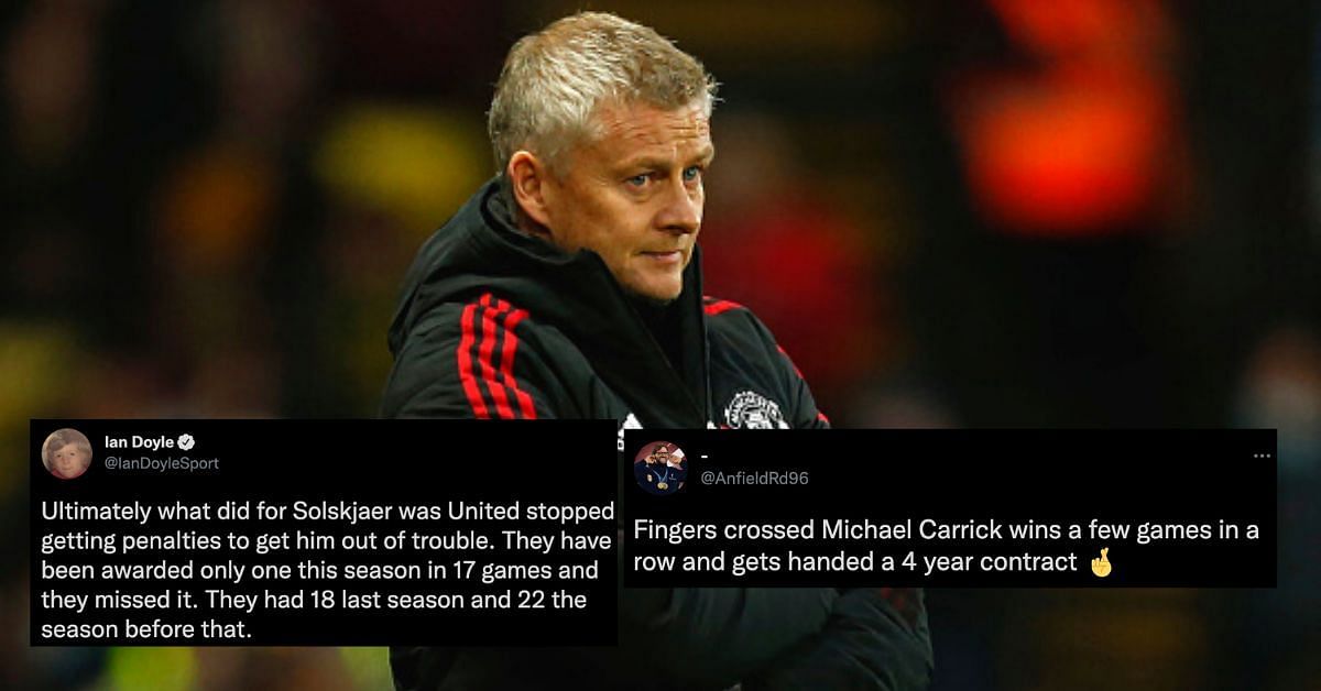 Ole Gunnar Solskjaer was sacked as the manager of Manchester United on Sunday