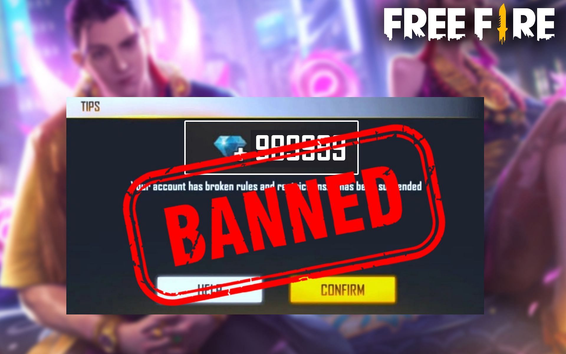 Diamond hacks or other mods should not be used by players in Free Fire (Image via Sportskeeda)