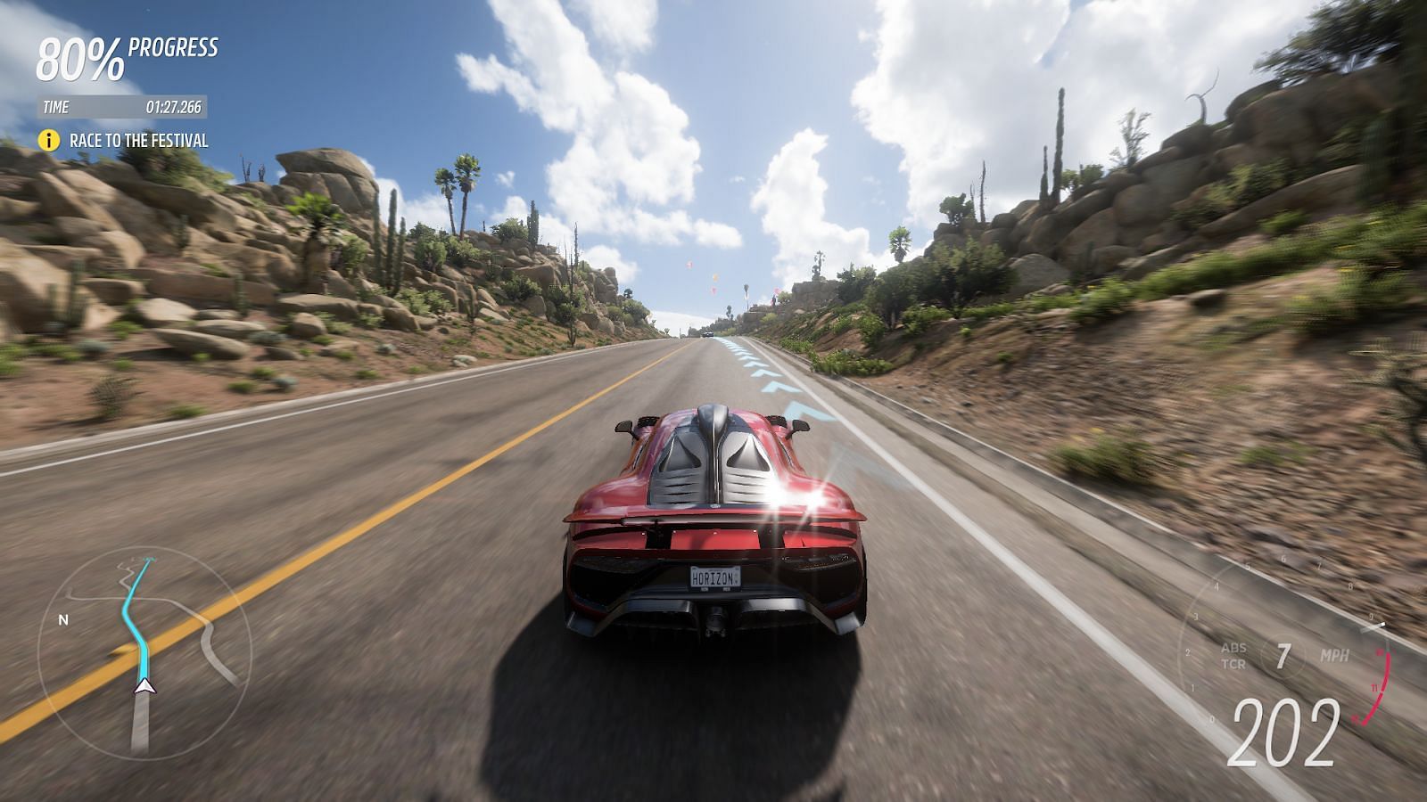 Open roads and a Mercedes-AMG ONE, that&#039;s the plan (Screengrab from Forza Horizon 5)
