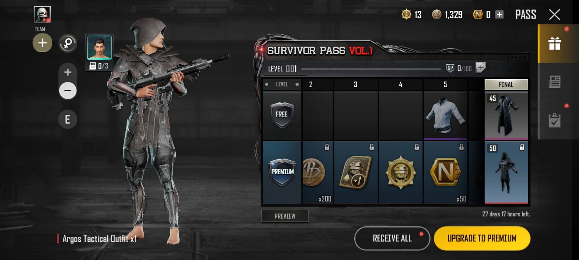 One of the rewards (Image via PUBG New State)