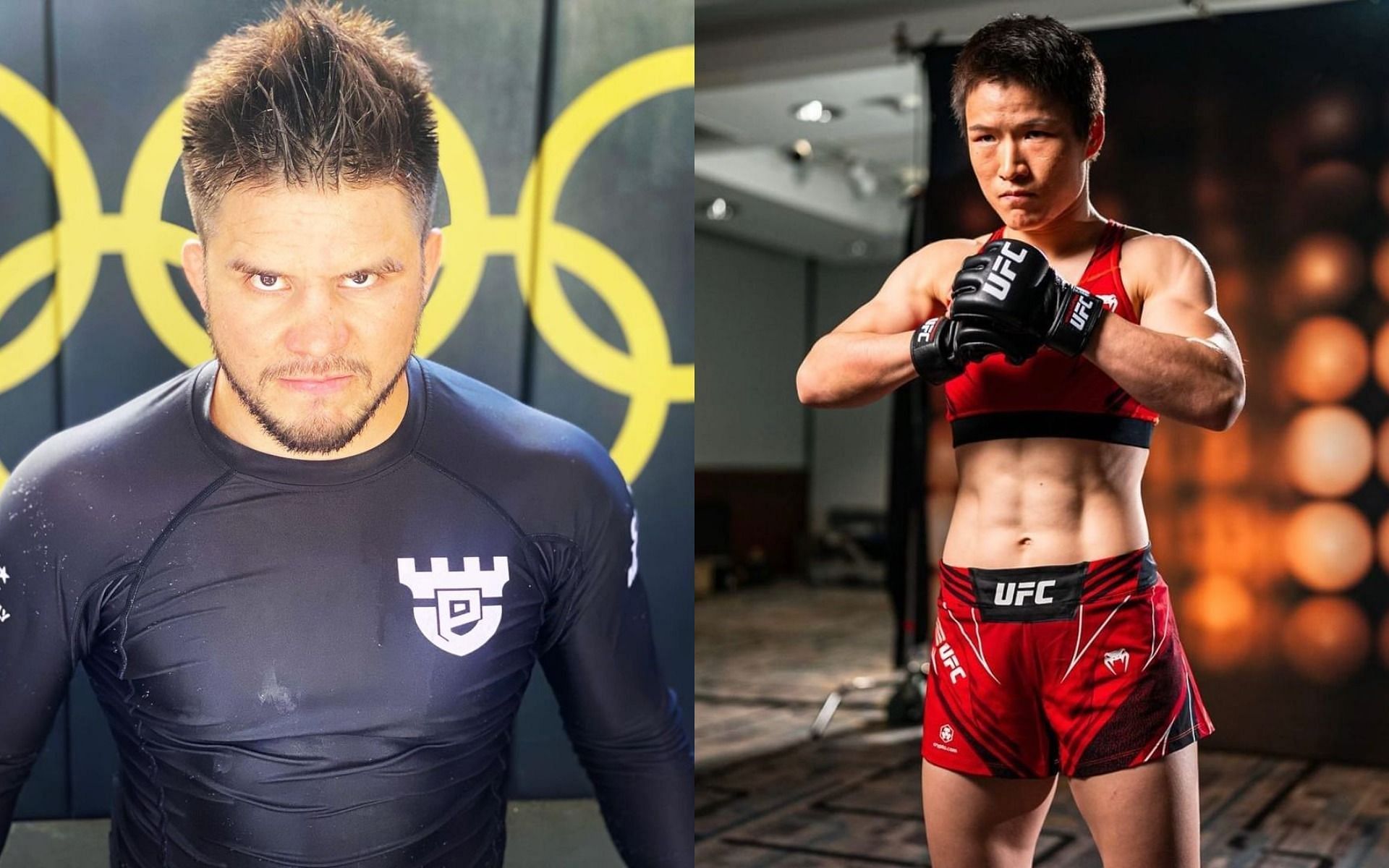 Henry Cejudo (left), Zhang Weili (right) [Images courtesy: @henry_cejudo @zhangweilimma on Instagram]
