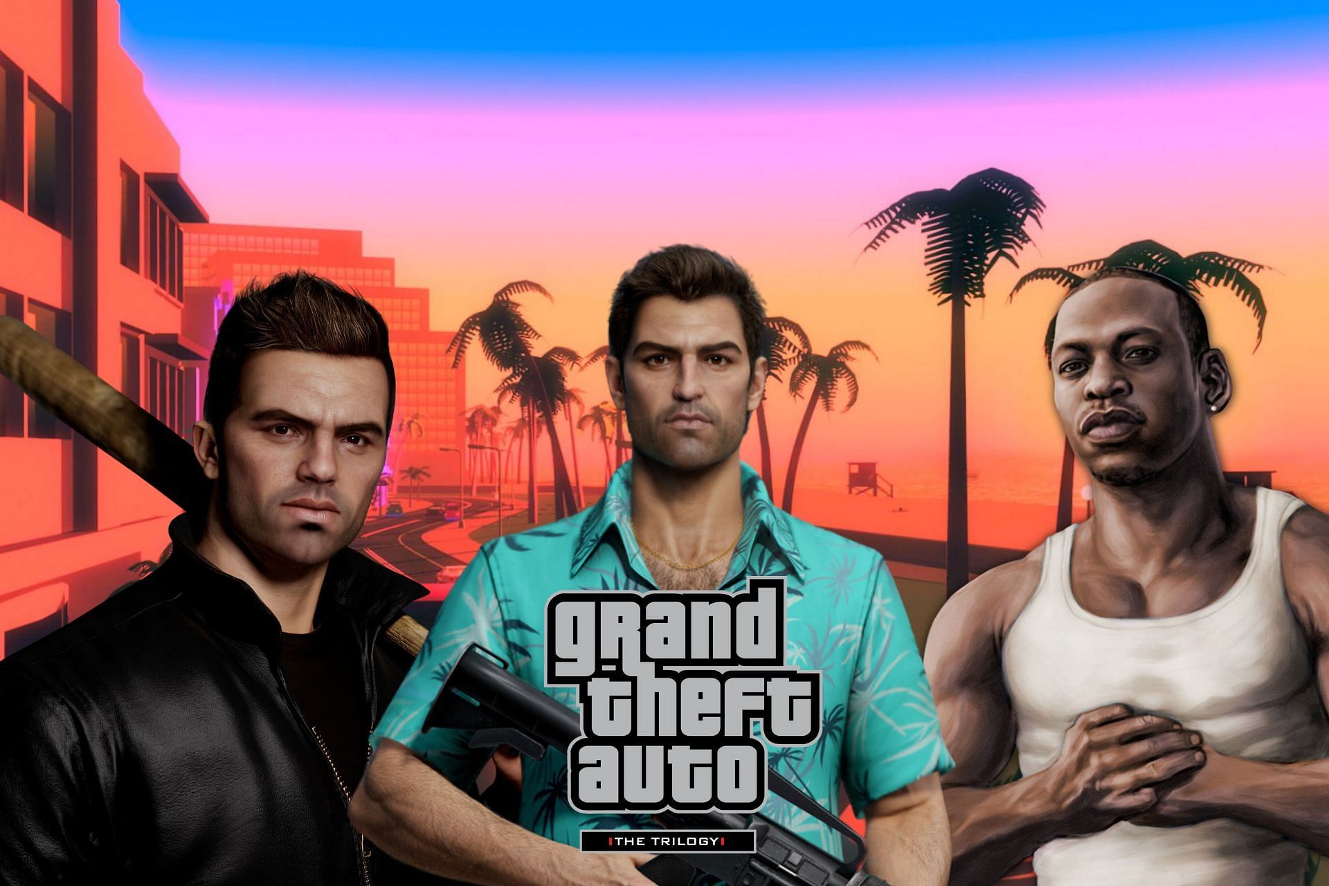 The GTA Definitive Edition trilogy is coming out on November 11 (Image via Sportskeeda)