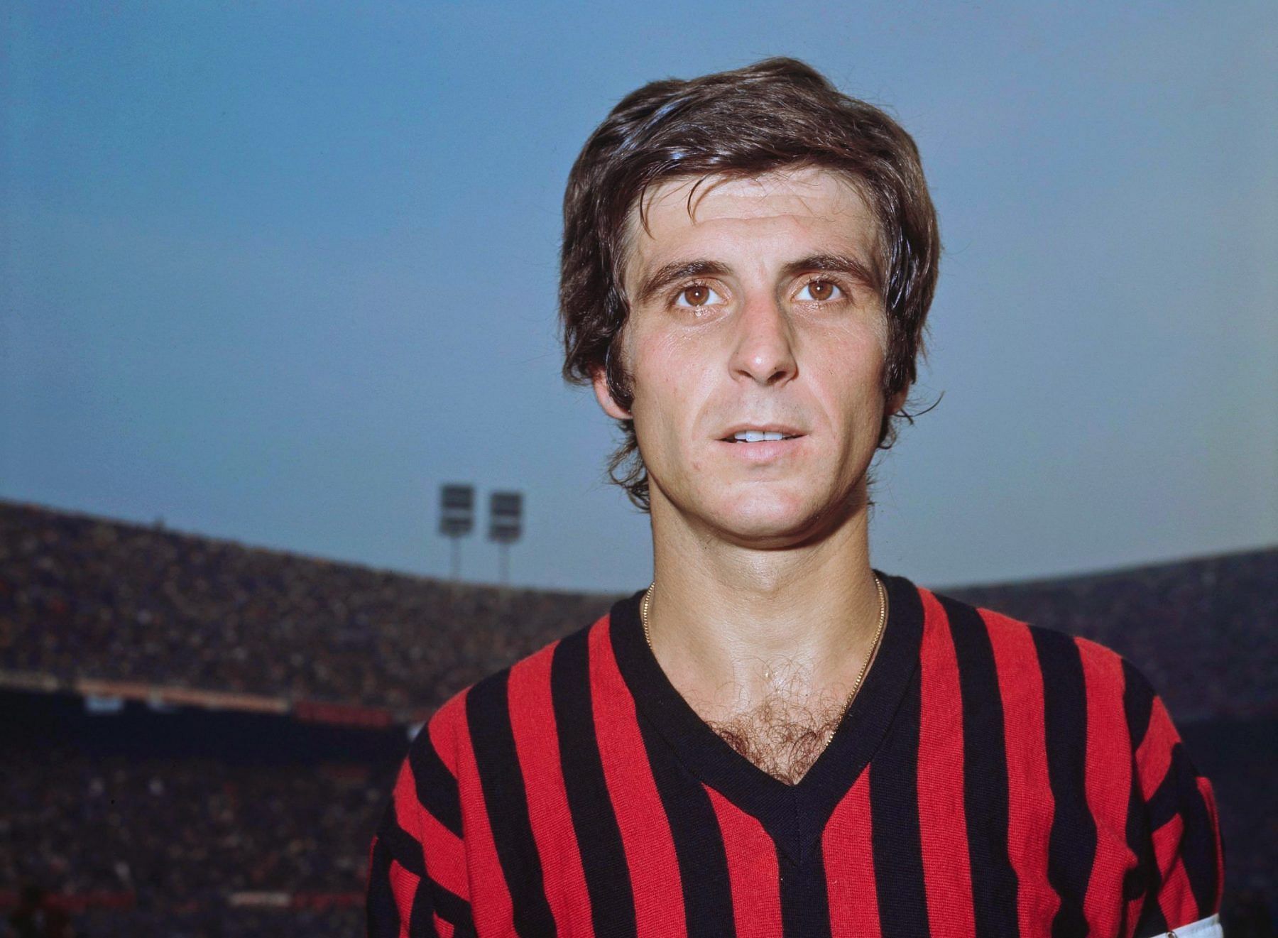 Italy great Gianni Rivera made 600 appearances for AC Milan
