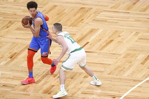 The Boston Celtics will host the OKC Thunder in a regular-season game on November 20th.