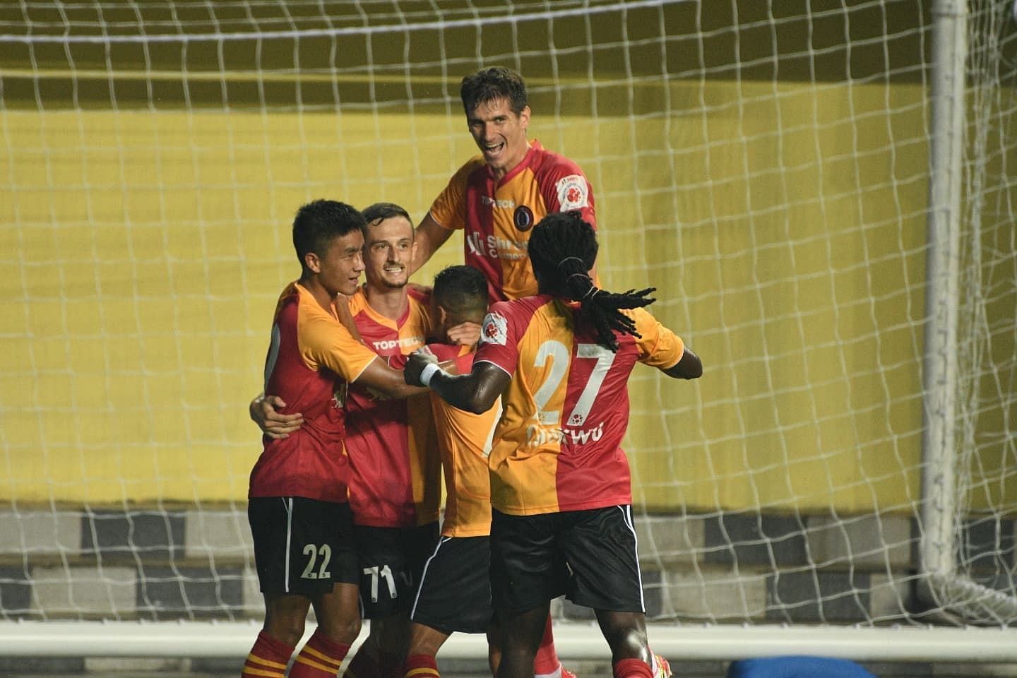 East Bengal scored their first goal of the season from a corner.(Image Courtesy: East Bengal social media)