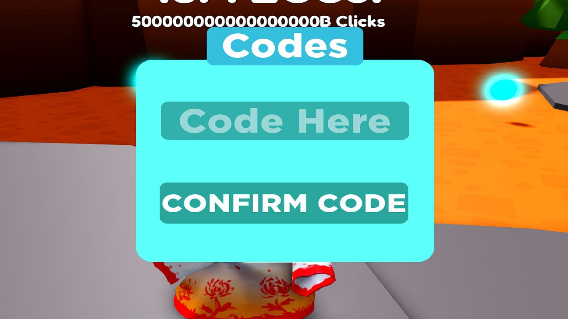 Use the Twitter icon for redeeming codes (Image via Roblox)