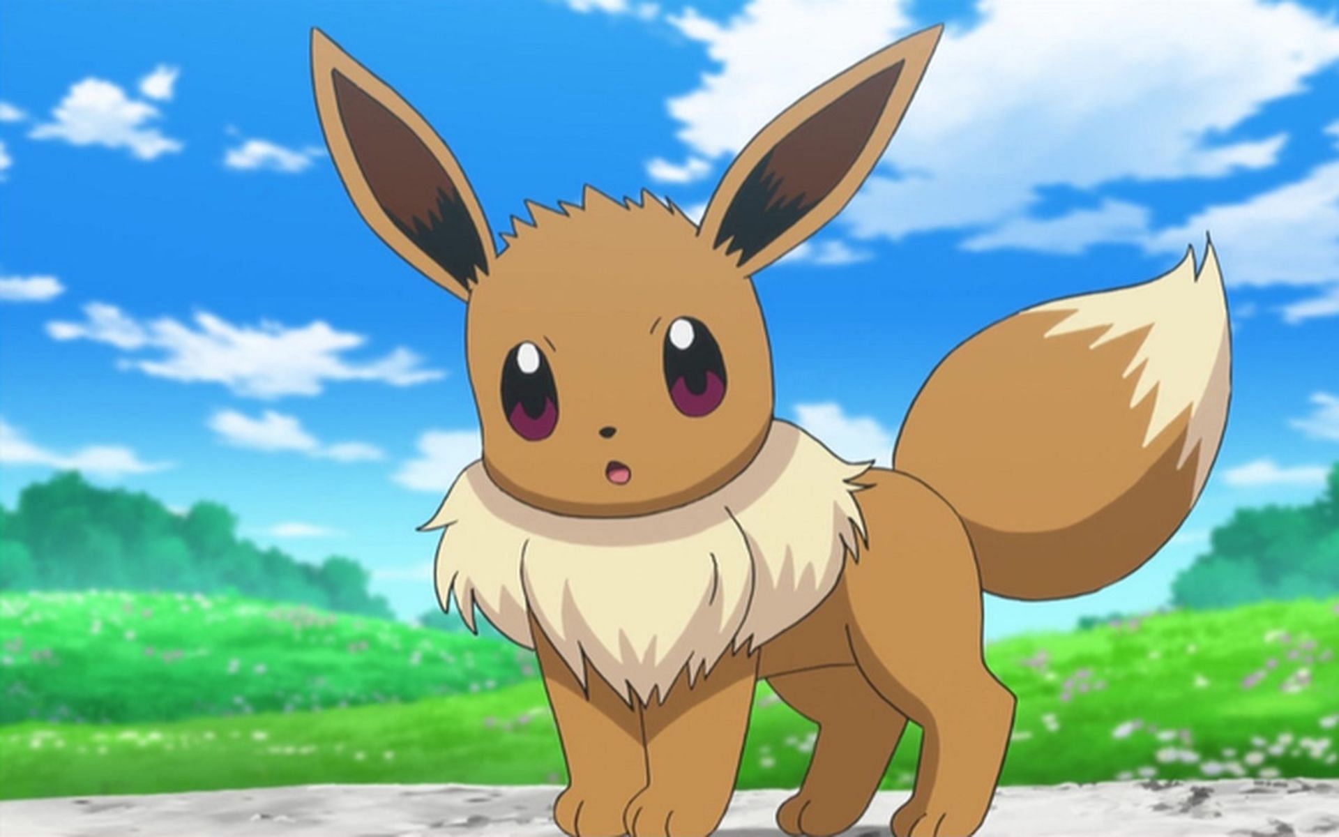 Trainers can pick up Eevee from Bebe (Image via The Pokemon Company)