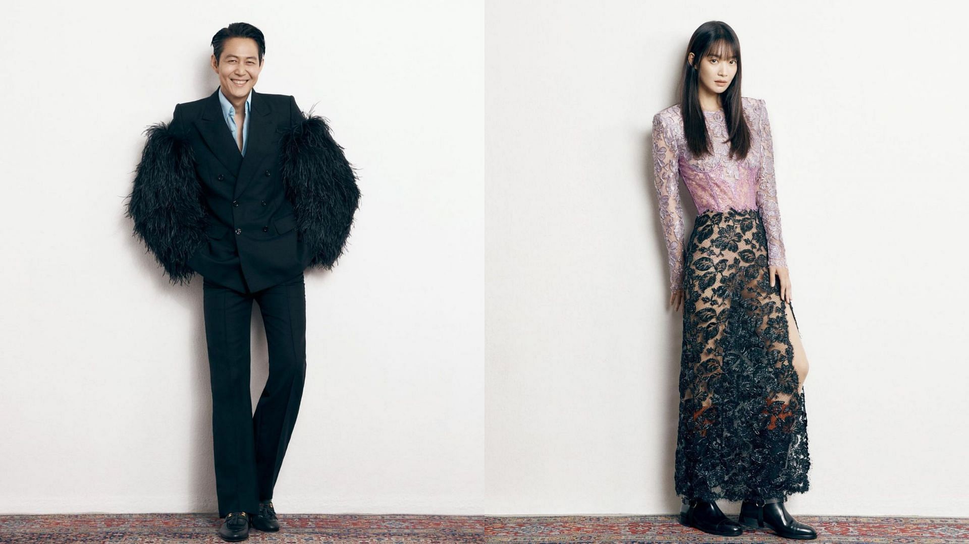 Lee Jung Jae and Shin Min Ah are riding high on recent successes. (Image via Instagram/@illusomina and @from_jjlee)