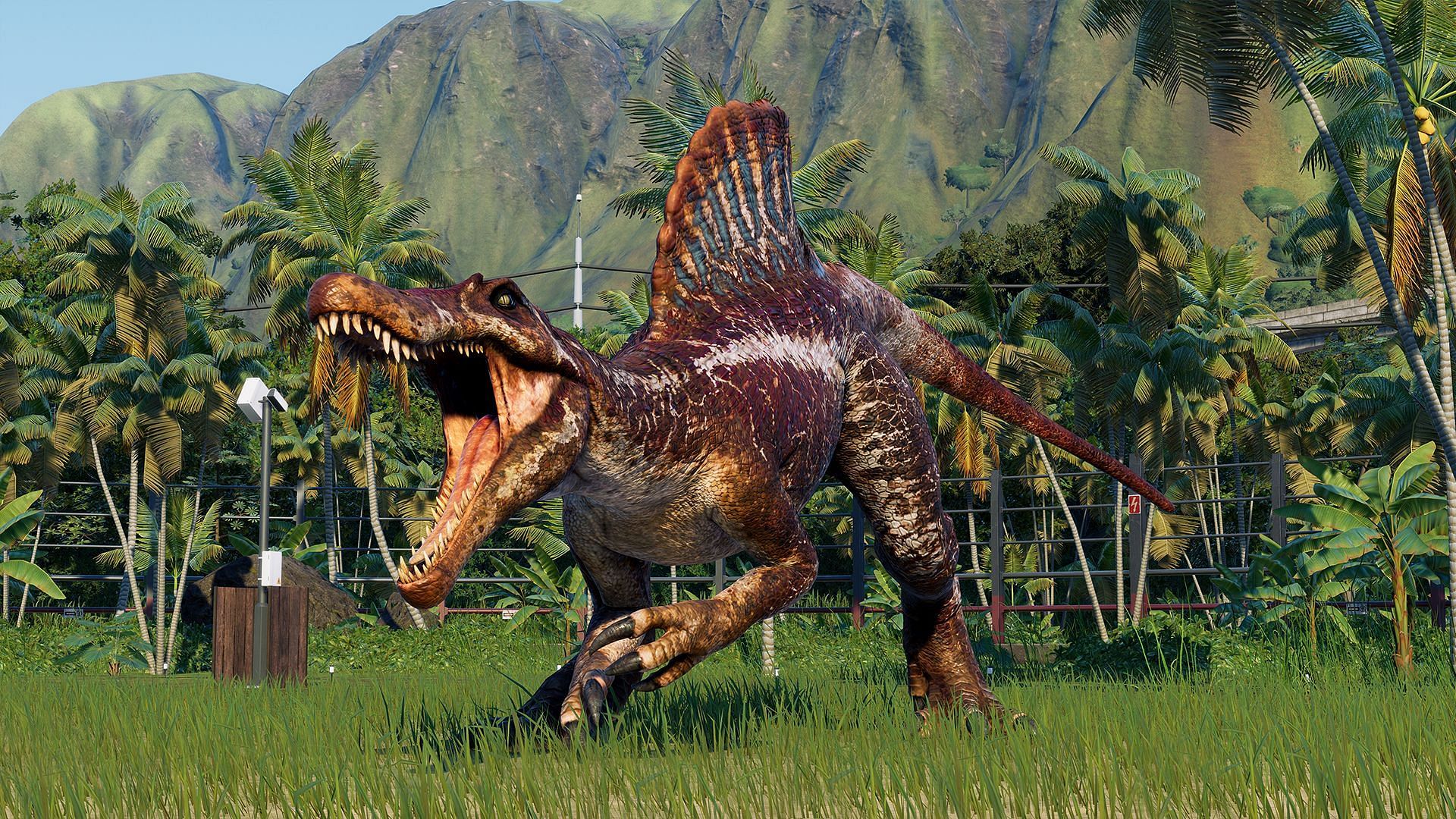 RAWR! (Image via Jurassic World Evolution 2)