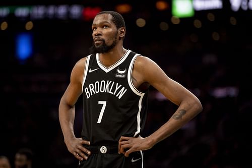 Kevin Durant #7 of the Brooklyn Nets